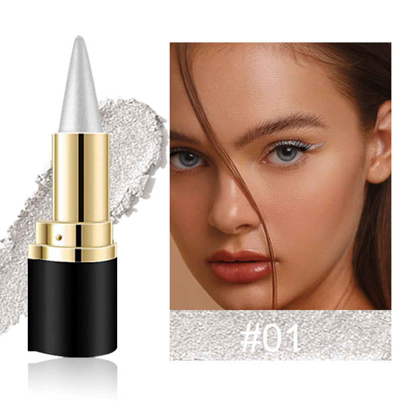 Womens Quick-drying Waterproof, Easy-to-apply Smudge-proof Eyeliner Cream